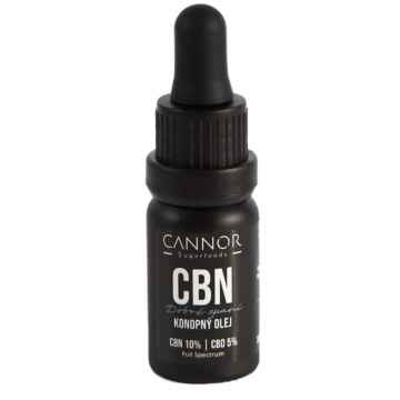 CANNOR CBN konopný olej Dobré spaní 10% - 10% CBN + 5% CBD 10 ml