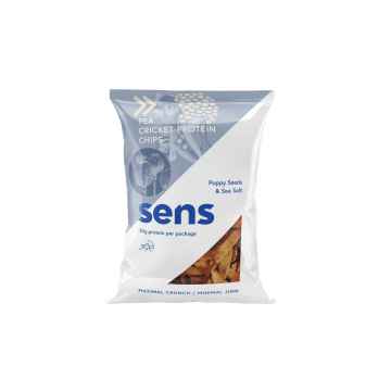 SENS Hrachové chipsy s cvrččím proteinem 80 g