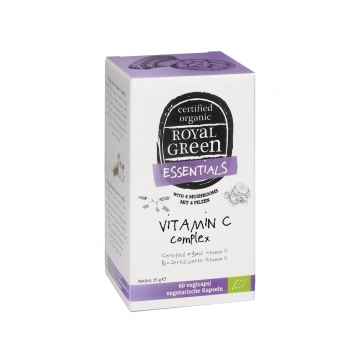 Royal Green Bio Vitamín C komplex, kapsle, Exspirace 18/01/2023 60 ks, 34 g