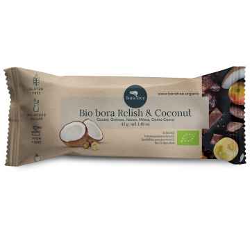 BoraTree BIO Tyčinka s kokosem a směsí Bio bora Relish 42 g