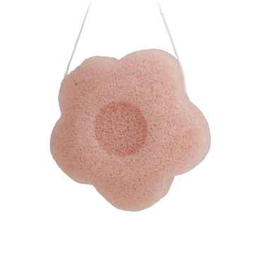 Kvitok Čistící houba Konjac s růžovým jílem (tělová) 1ks