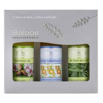 Saloos Dárková sada mandlový & dětský měsíčkový & aloe vera, Exspirace 05/2023 1 ks