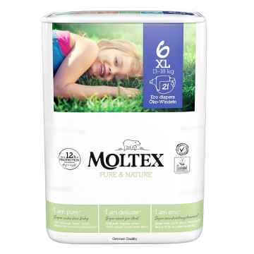 Moltex Plenky Pure & Nature XL 13-18 kg  21 ks