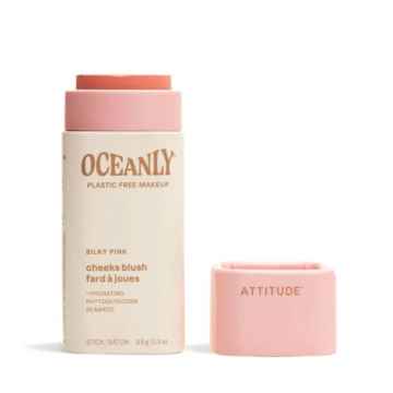 Attitude Tuhá krémová tvářenka Oceanly - Silky Pink 8,5g