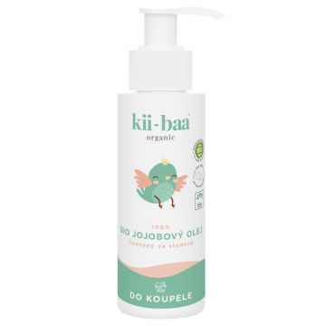 kii-baa® organic 100% Jojobový Bio olej 100ml 0+ Do koupele 100 ml