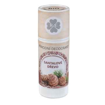 RaE Přírodní deodorant s vůní santalového dřeva, Prasklé víčko 25 ml 