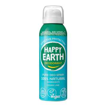 Happy Earth Deodorant air sprej Cedr & Limetka 100 ml