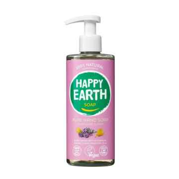 Happy Earth Tekuté mýdlo Levandule & Ylang 300 ml