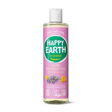 Happy Earth Jemný sprchový gel Levandule & Ylang  300 ml