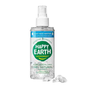 Happy Earth Deodorant Sprej Krystal bez vůně, přidej vodu 100 ml