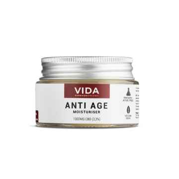 Pura Vida Organic CBD Hydratační krém, Anti age, 1000 mg, Exspirace 07/2024 30 ml