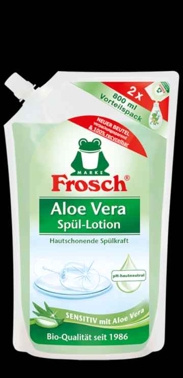 Frosch Frosch EKO Prostředek na mytí nádobí Aloe vera – náhradní náplň 800 ml 