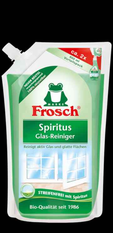 Frosch Frosch Frosch BIO Spiritus čistič skel - náhradní náplň 950 ml 