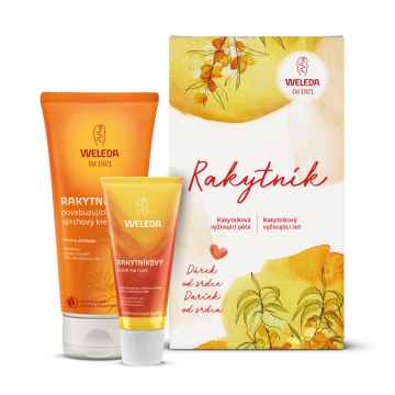 Weleda Rakytníková vyživující péče, set 1 ks, (200 ml + 100 ml) Weleda Rakytníková vyživující péče, set 1 ks, (200 ml + 100 ml)