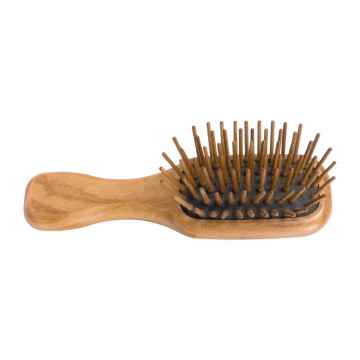 Redecker Kartáč na vlasy z olivového dřeva s kolíčky 1 ks, 11,5 cm