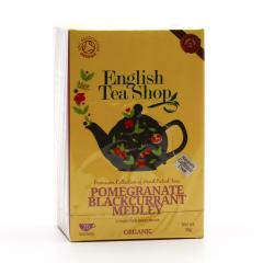English Tea Shop Rooibos, granátové jablko a černý rybíz, bio 30 g, 20 ks
