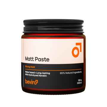 Beviro Beviro Matt Paste - matující pasta na vlasy se silnou fixací, 100g 