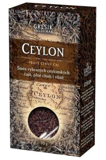 Valdemar Grešík - Natura s.r.o. Ceylon OP/BOPI č.č. 70 g krab. GREŠÍK Čaje 4 světadílů 
