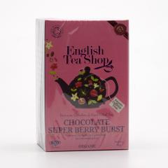 English Tea Shop Rooibos, příval čokolády a super ovoce, bio 30 g, 20 ks
