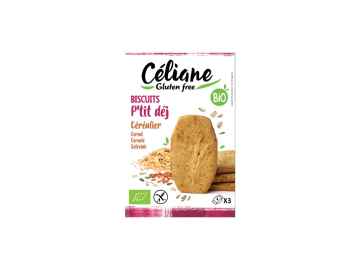 Celiane Celiane bezlepkové ovsené raňajkové sušienky so zmesou semienok 140g. 