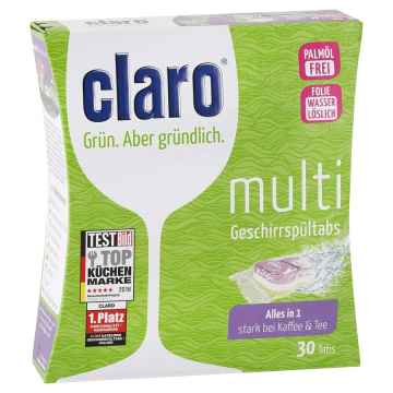 Claro Claro EKO tablety do myčky All in 1, 30 ks 