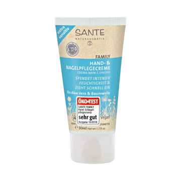 SANTE Krém na ruce a nehty Bio-Aloe Vera & bavlna, FAMILY 50 ml