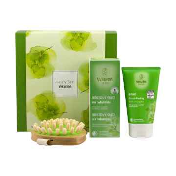 Weleda Happy skin, set 1 ks, (150 ml + 100 ml + kartáč) Weleda Happy skin, set 1 ks, (150 ml + 100 ml + kartáč)