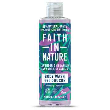 Faith in Nature Sprchový gel levandule 400 ml