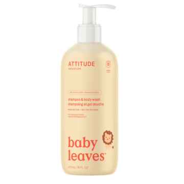 Attitude Dětské tělové mýdlo a šampon hruška, Baby leaves 473 ml