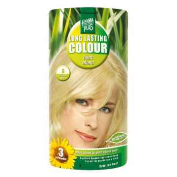 Henna Plus Dlouhotrvající barva Světlá blond 8 100 ml