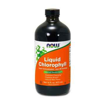 NOW Chlorofyl, tekutý 473 ml