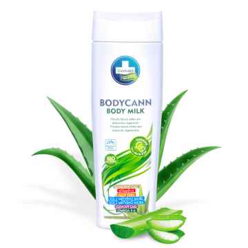 Přírodní tělové mléko pro dokonalou regeneraci, Bodycann 250 ml