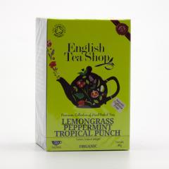 English Tea Shop Štěstí z citronové trávy, máty a tropického ovoce, bio 30 g, 20 ks
