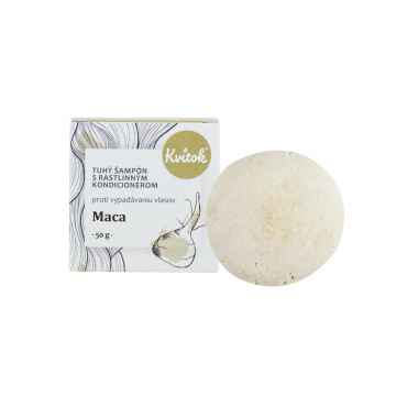 Kvitok Tuhý šampon s rostlinným kondicionérem, Maca XXL 50 g