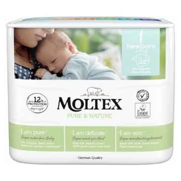 Moltex Pure & Nature Moltex Pure & Nature Novorozenecké pleny 2-4 kg 22ks 