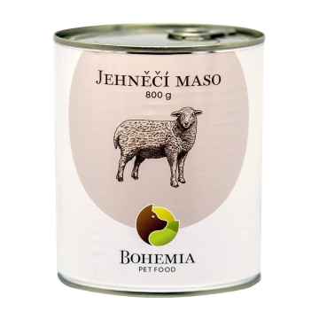 Bohemia Pet Food Jehněčí maso ve vlastní šťávě 800g 