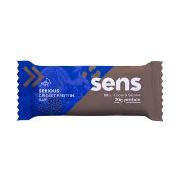 SENS Protein tyčinka s cvrččí moukou hořké kakao & sezam 60 g