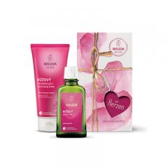 Weleda Set pěsticí s růží, 2015 200 ml + 100 ml Weleda Set pěsticí s růží, 2015 200 ml + 100 ml