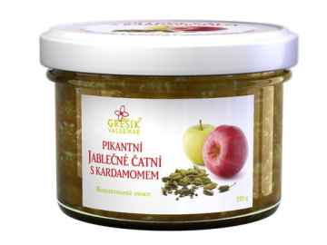 Valdemar Grešík - Natura s.r.o. Čatní Pikantní jablečné s kardamomem 215 g GREŠÍK 