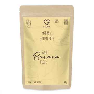 Goodie GOODIE Banánová sladká mouka BIO - Organic Banana sweet flour, 400 g 
