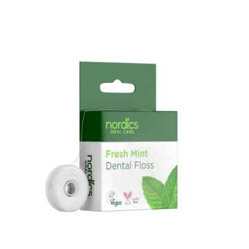 Nordics oral care Dentální nit Fresh Mint z kukuřičného škrobu NORDICS 50 m 