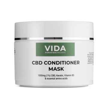 Pura Vida Organic CBD Kondicionér a maska na vlasy, 1000 mg 100 ml