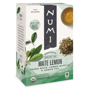 Numi Organic Tea Mate Lemon Green, zelený čaj ochucený 41,4 g, 18 ks