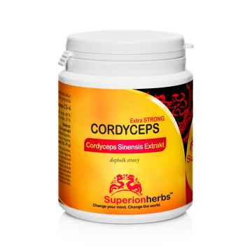 Superionherbs Cordyceps, kapsle 90 ks, 45 g