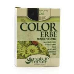 Color Erbe Barva na vlasy Temně hnědá 26, Natur 135 ml
