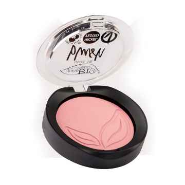 puroBIO cosmetics Tvářenka 01 Pink Satin 5,2 g