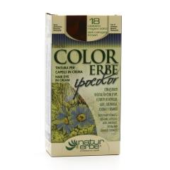 Color Erbe Barva na vlasy Hnědý mahagon 18, Ipocolor 140 ml