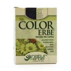 Color Erbe Barva na vlasy Kaštanová temně fialová 34, Natur 135 ml