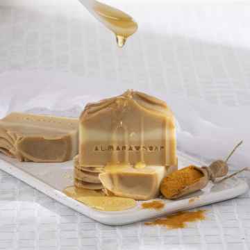 Almara Soap Mýdlo Curcuma & Honey 90 +- 5 g