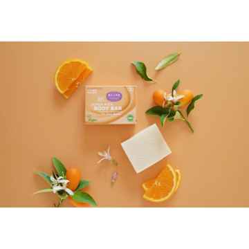 Balade en Provence BIO Vyživující tuhé sprchové mýdlo pomerančový květ, Poškozeno 80 g